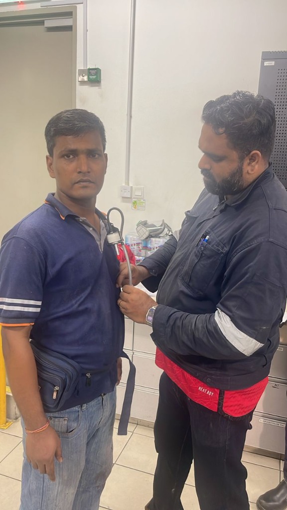 Chemical Exposure Monitoring (CEM) Personal Air Sampling Setup