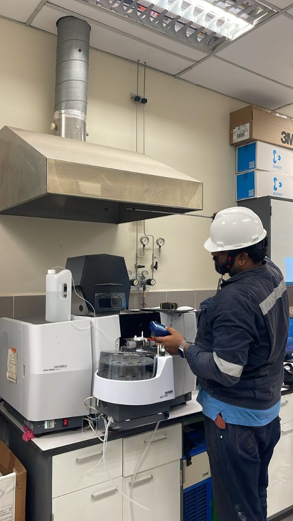 Laboratory Fume Extraction Canopy & AAS Exhaust Verification